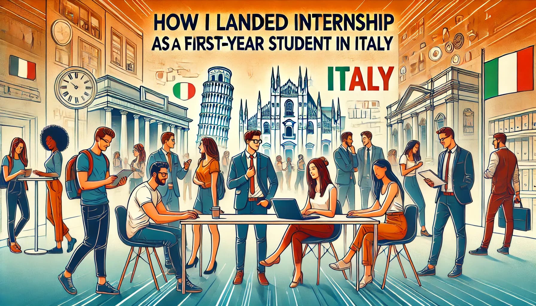 How I Landed a Paid Internship as a First-Year Student in Italy 🇮🇹